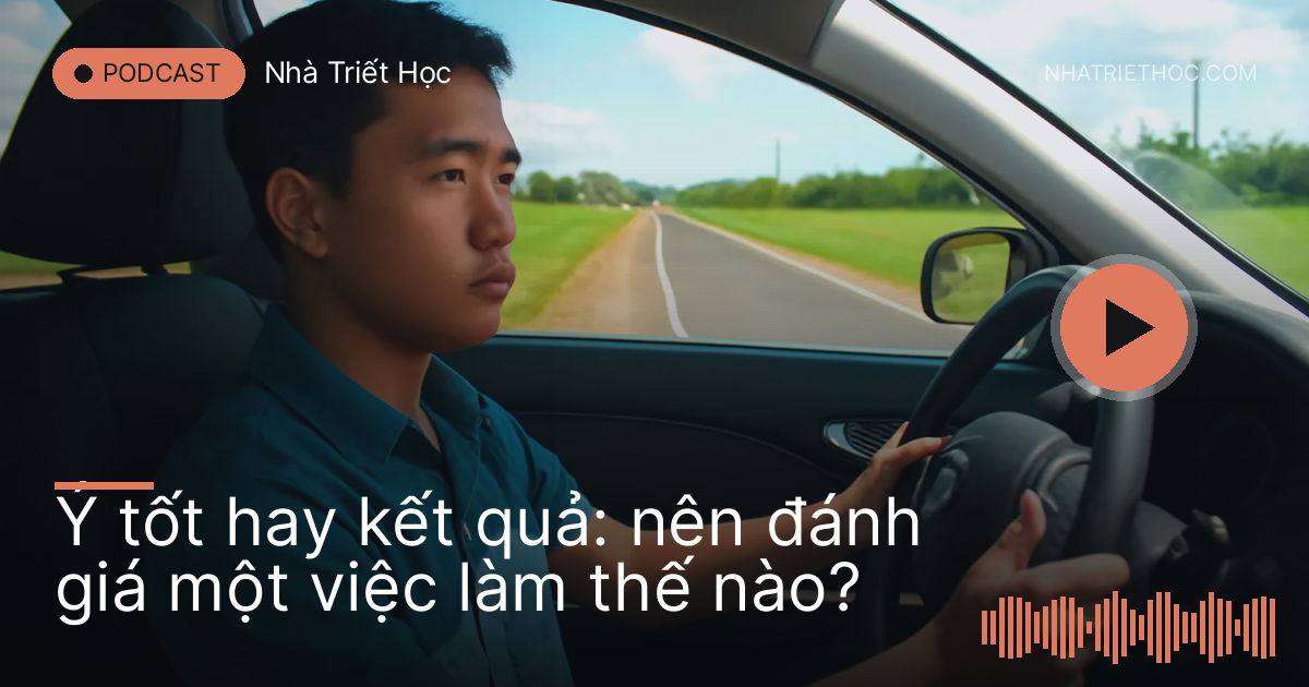 Tài xế trẻ ngồi lặng trong xe đỗ ven quốc lộ buổi chiều